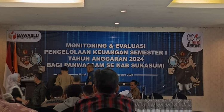 Bawaslu Kabupaten Sukabumi adakan monitoring dan evaluasi dengan Panwascam