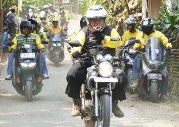 Ini alasan Bupati Sukabumi kendarai motor tiger 2000 dalam acara touring Ngabumi III