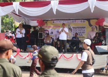 Kecamatan Sukaraja gelar Event Jalan Santai memperingati HUT RI dan HJKS