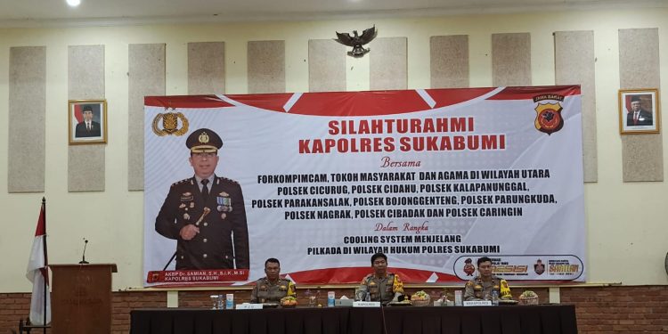 Kapolres Sukabumi adakan Silaturahmi di Wilayah Utara dalam rangka cooling system menjelang Pilkada