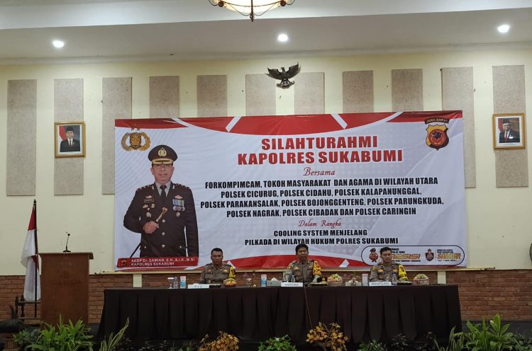 Kapolres Sukabumi adakan Silaturahmi di Wilayah Utara dalam rangka cooling system menjelang Pilkada
