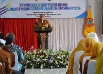 HUT Ke 62 Persatuan Wredatama Republik Indonesia (PWRI) Kabupaten Sukabumi