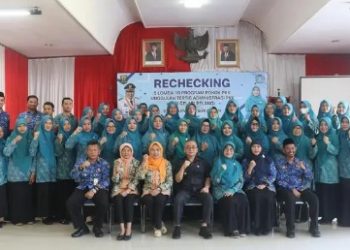 Tim Verifikasi Lomba 10 Program Pokok PKK Tingkat Provinsi Jabar disambut di Pendopo Sukabumi