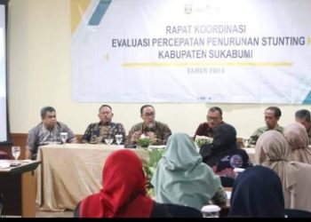 RAKOR TPPS, OPTIMALISASI PERCEPATAN PENURUNAN STUNTING DI KABUPATEN SUKABUMI