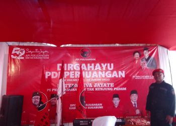DPC PDIP Kabupaten Sukabumi Peringati HUT PDIP ke 52, dengan Tema Api perjuangan nan tak kunjung padam