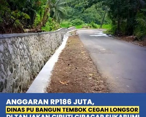 Bangun TPT sepanjang ruas jalan Ciracap-Ujunggenteng