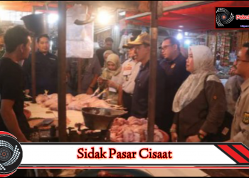 Sekda Kabupaten Sukabumi Pimpin Sidak ke Pasar Cisaat