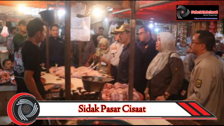 Sekda Kabupaten Sukabumi Pimpin Sidak ke Pasar Cisaat