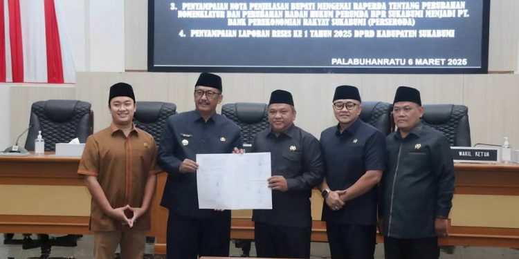 DPRD Kab. Sukabumi gelar Rapat Paripurna Penyempurnaan Raperda