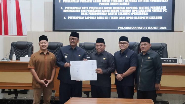DPRD Kab. Sukabumi gelar Rapat Paripurna Penyempurnaan Raperda