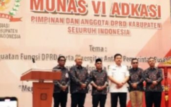 Unsur Pimpinan DPRD Kab. Sukabumi hadiri Munas VI ADKASI