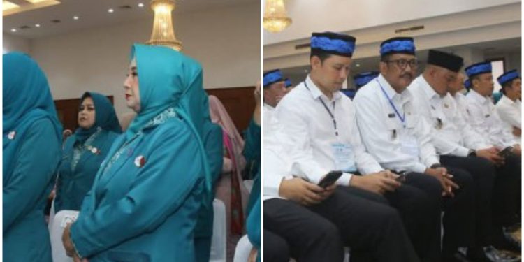 BUPATI SUKABUMI HADIRI PELANTIKAN KETUA TP PKK, KETUA POSYANDU DAN KETUA DEKRANASDA SE JAWA BARAT