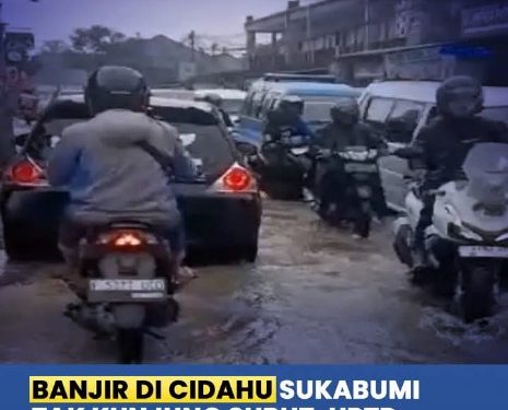 Genangan air di Cidahu akibat sampah yang menutupi drainase, UPTD PU Wilayah III Cicurug sudah mengusulkan pemeliharaan dan perbaikan