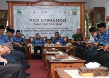 Bupati Sukabumi gelar rapat evaluasi penanganan bencana
