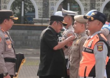 Bupati Sukabumi, Asep Japar hadiri Apel Pasukan Operasi Ketupat Lodaya 2025