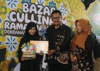 PENUTUPAN BAZAR CULLINARY RAMADHAN, BUPATI” PERAN MASYARAKAT SANGAT PENTING DALAM MEMAJUKAN UMKM”