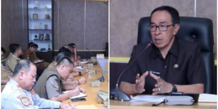 Sekda Kabupaten Sukabumi beserta Kepala Perangkat Daerah bahas persiapan akhir acara pisah sambut Bupati dan Wakil Bupati Sukabumi