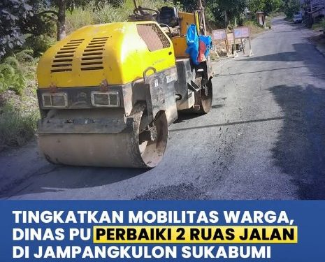 Dua Ruas Jalan di Jampangkulon mulai diperbaiki PU Kabupaten Sukabumi