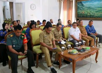 RAKOR PENGENDALIAN INFLASI, SEKDA TEGASKAN PEMKAB SUKABUMI MENDUKUNG PROGRAM STARTEGIS PUSAT