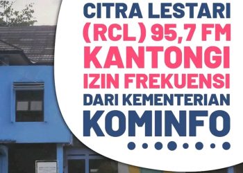 LPPL Radio Citra Lestari (RCL) 95,7 FM Kantongi Izin Frekuensi dari Kementerian Kominfo
