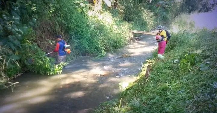 UPTD PU Cibadak Dukung Pertanian Lewat Pemeliharaan Irigasi Cialing