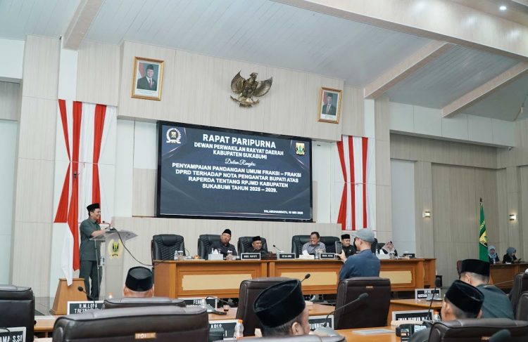 Rapat Paripurna ke-18 DPRD Kabupaten Sukabumi: Bahas RPJMD 2025–2029