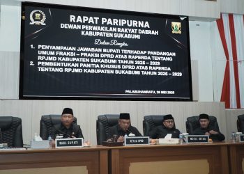 DPRD Kabupaten Sukabumi Gelar Rapat Paripurna ke-20 Bahas Raperda RPJMD 2025-2029