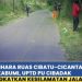 Pelihara ruas cibatu-cicantayan sukabumi, uptd pu cibadak tingkatkan keselamatan jalan