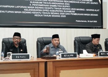 Rapat Paripurna DPRD Kab Sukabumi bahas LKPJ Bupati Sukabumi TA 2024