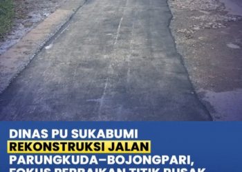 Rekonstruksi ruas jalan Parungkuda-Bojongpari dengan metode Shand Sheet