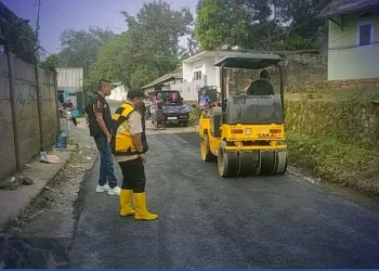 Infrastruktur Terus Dibenahi, Jalan Parungkuda-Langbow Sukabumi Ditambal 1 KM