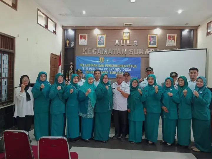 Pengukuhan Ketua Tim Pembina Posyandu Desa se-Kecamatan Sukaraja, Momentum Perkuat Layanan Kesehatan Dasar