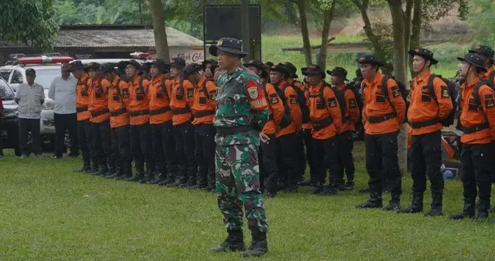 Danramil Warungkiara Tutup Pelatihan Relawan Bencana, Tekankan Sinergi dan Penguatan Kapasitas