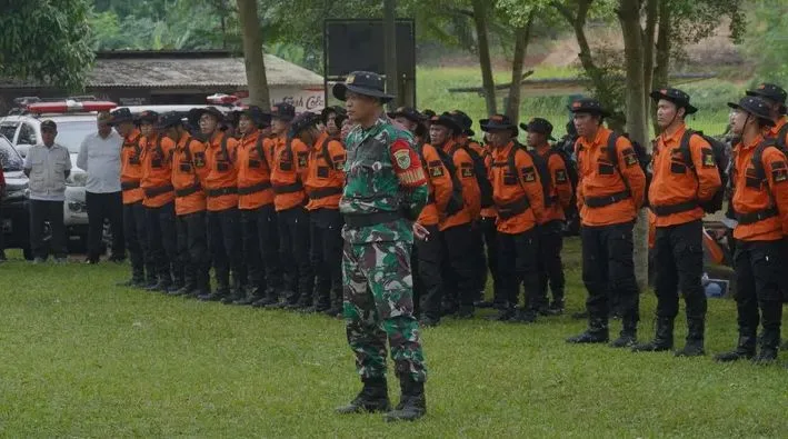 Danramil Warungkiara Tutup Pelatihan Relawan Bencana, Tekankan Sinergi dan Penguatan Kapasitas