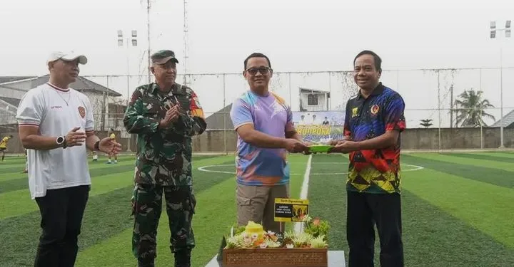 Pemkab Sukabumi Resmikan Lapangan Mini Soccer Garuda Bhwa, Dorong Gaya Hidup Aktif dan Pembinaan Atlet Daerah