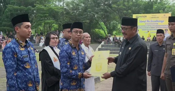 Bupati Kukuhkan 1.106 PPPK Sukabumi: Awal Pengabdian kepada Negara dan Masyarakat