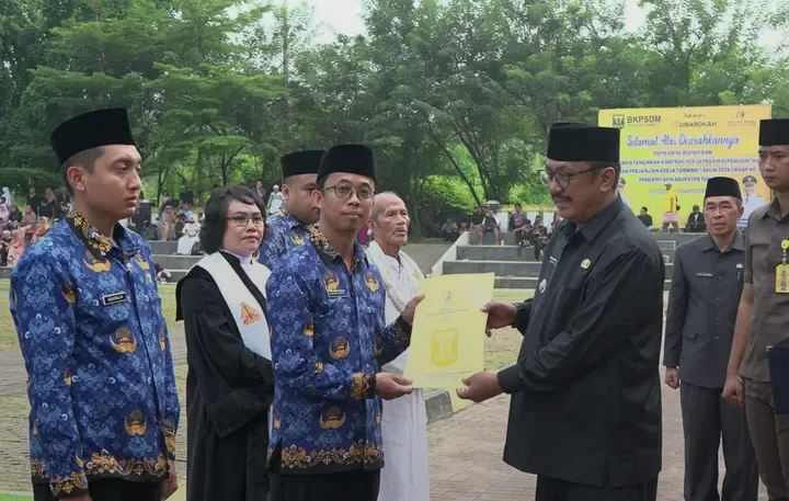 Bupati Kukuhkan 1.106 PPPK Sukabumi: Awal Pengabdian kepada Negara dan Masyarakat