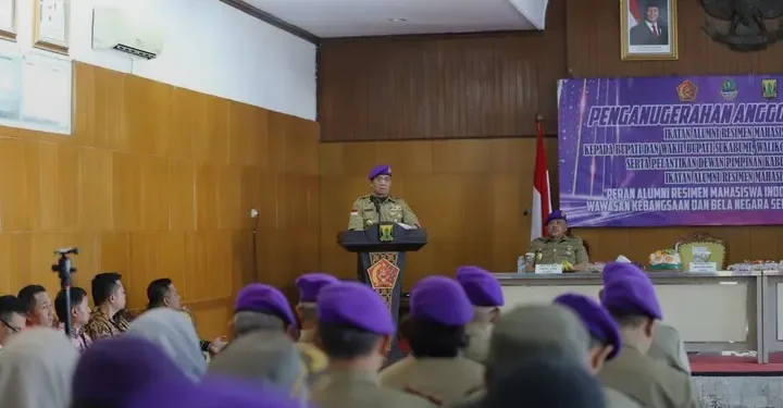 IARMI RESMI DILANTIK, WABUP: TINGKATKAN SEMANGAT BELA NEGARA UNTUK MENDORONG KEMAJUAN SUKABUMI