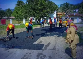 PU Rampungkan Pemeliharaan Jalan di Sagaranten, Habiskan Rp 294 Juta Demi Mobilitas Warga