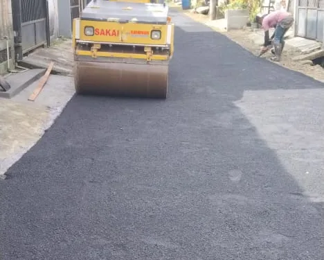 Dinas Perkim Kabupaten Sukabumi bangun perbaikan jaling di Perum Gedung Putih