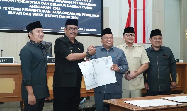 DPRD Kabupaten Sukabumi Gelar Rapat Paripurna Ke-24 Tahun Sidang 2025, Sahkan Dua Raperda Strategis