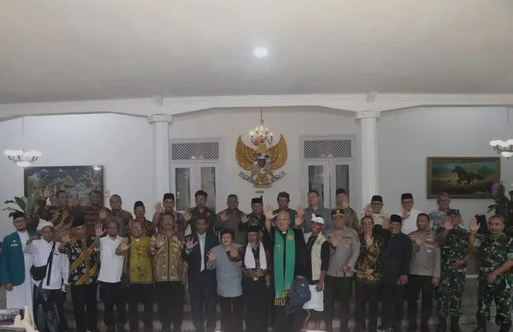 Silaturahmi Lintas Agama, Bupati Sukabumi Tekankan Pentingnya Kerukunan & Toleransi