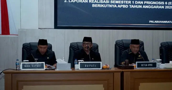 Pemkab Sukabumi Bahas Perubahan KUA-PPAS dan Realisasi APBD di Paripurna DPRD