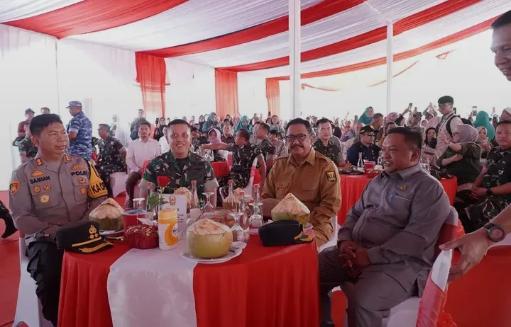 KSAD & Gubernur Jabar Resmikan Irigasi di Ciracap, Bupati: Petani Harus Makin Sejahtera