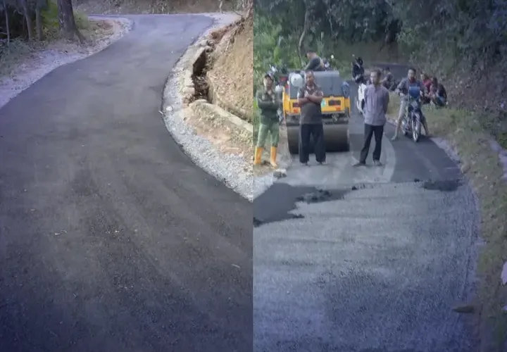 Pengaspalan Jalan Cisolok–Gunungkaramat Sepanjang 475 Meter Resmi Rampung