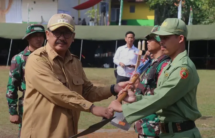 TMMD Ke-125 Resmi Dibuka, Bupati Sukabumi: Bukti Nyata Kolaborasi Bangun Desa