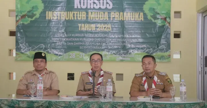 SEKDA SUKABUMI BUKA KURSUS INSTRUKTUR MUDA PRAMUKA: BENTUK PEMBINA TERAMPIL DAN BERKARAKTER