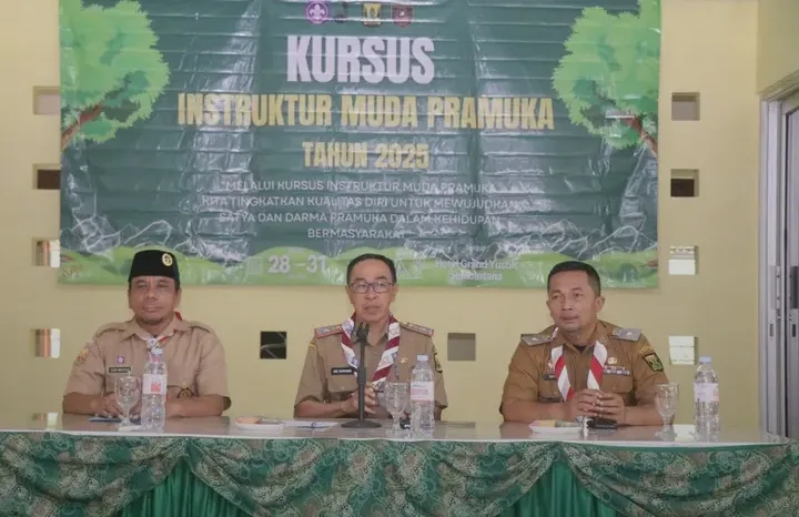 SEKDA SUKABUMI BUKA KURSUS INSTRUKTUR MUDA PRAMUKA: BENTUK PEMBINA TERAMPIL DAN BERKARAKTER