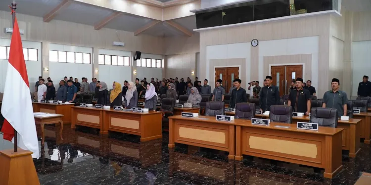 Rapat Paripurna DPRD Sukabumi Bahas Evaluasi Pertanggungjawaban APBD 2024