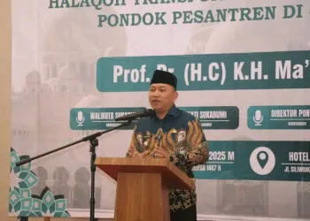 Wabup Hadiri Halaqah Alim Ulama dan Pengukuhan Forum Pesantren Sukabumi Bangkit